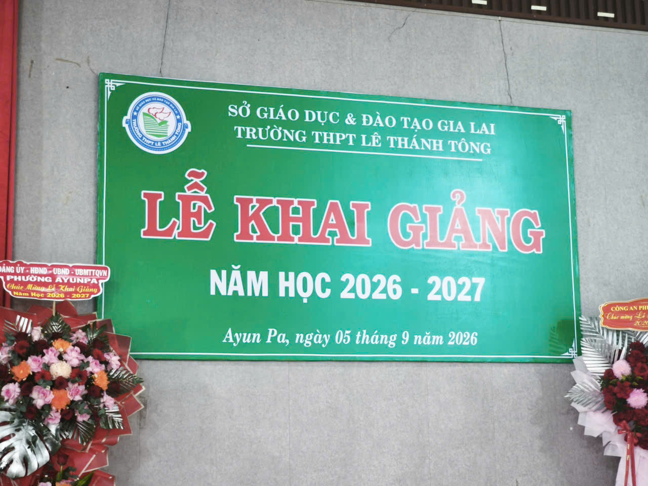 CHÀO MỪNG NĂM HỌC MỚI 2026-2027 TẠI TRƯỜNG THPT LÊ THÁNH TÔNG
