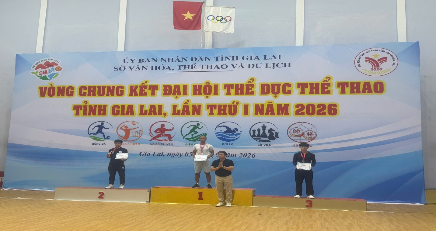 Ngành Giáo dục Gia Lai vươn lên vị trí thứ 2 trên bảng tổng sắp huy chương tại Đại hội Thể dục thể thao tỉnh Gia Lai