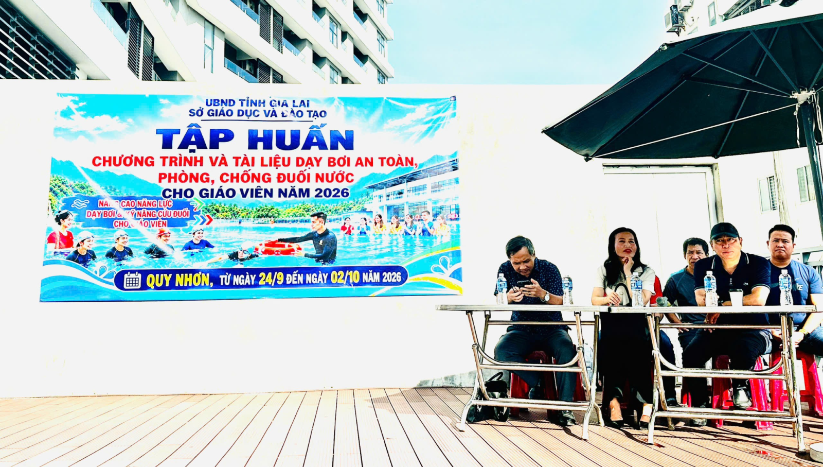 Khai mạc lớp tập huấn Chương trình và Tài liệu dạy bơi an toàn, phòng, chống đuối nước cho giáo viên cốt cán cấp tiểu học, năm 2026