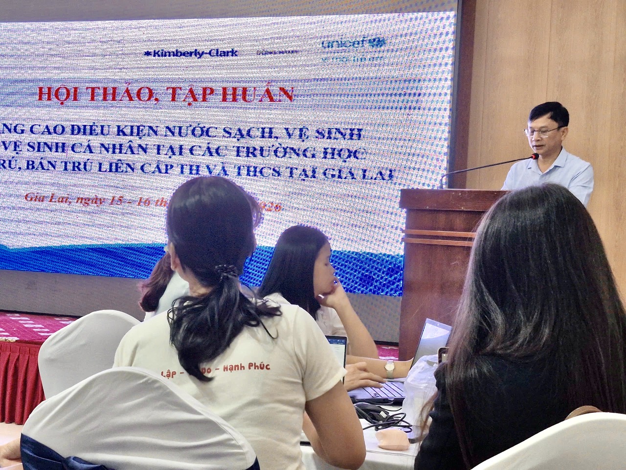 Gia Lai tập huấn nâng cao điều kiện nước sạch, vệ sinh tại các trường học nội trú, bán trú