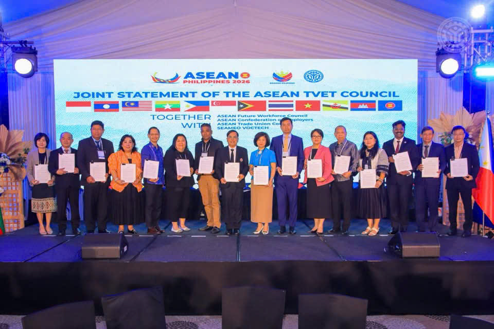 Việt Nam tiếp nhận vai trò Chủ tịch Hội đồng Giáo dục nghề nghiệp ASEAN nhiệm kỳ 2027-2029
