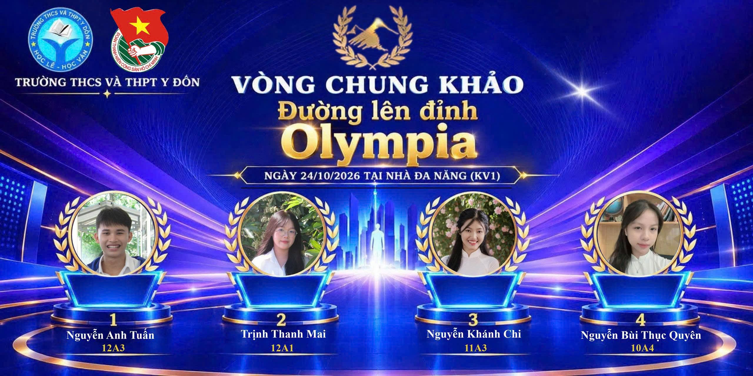 TRƯỜNG THCS VÀ THPT Y ĐÔN - TỔ CHỨC VÒNG THI THÁNG 10 “ĐƯỜNG LÊN ĐỈNH OLYMPIA” LẦN THỨ II, NĂM 2026